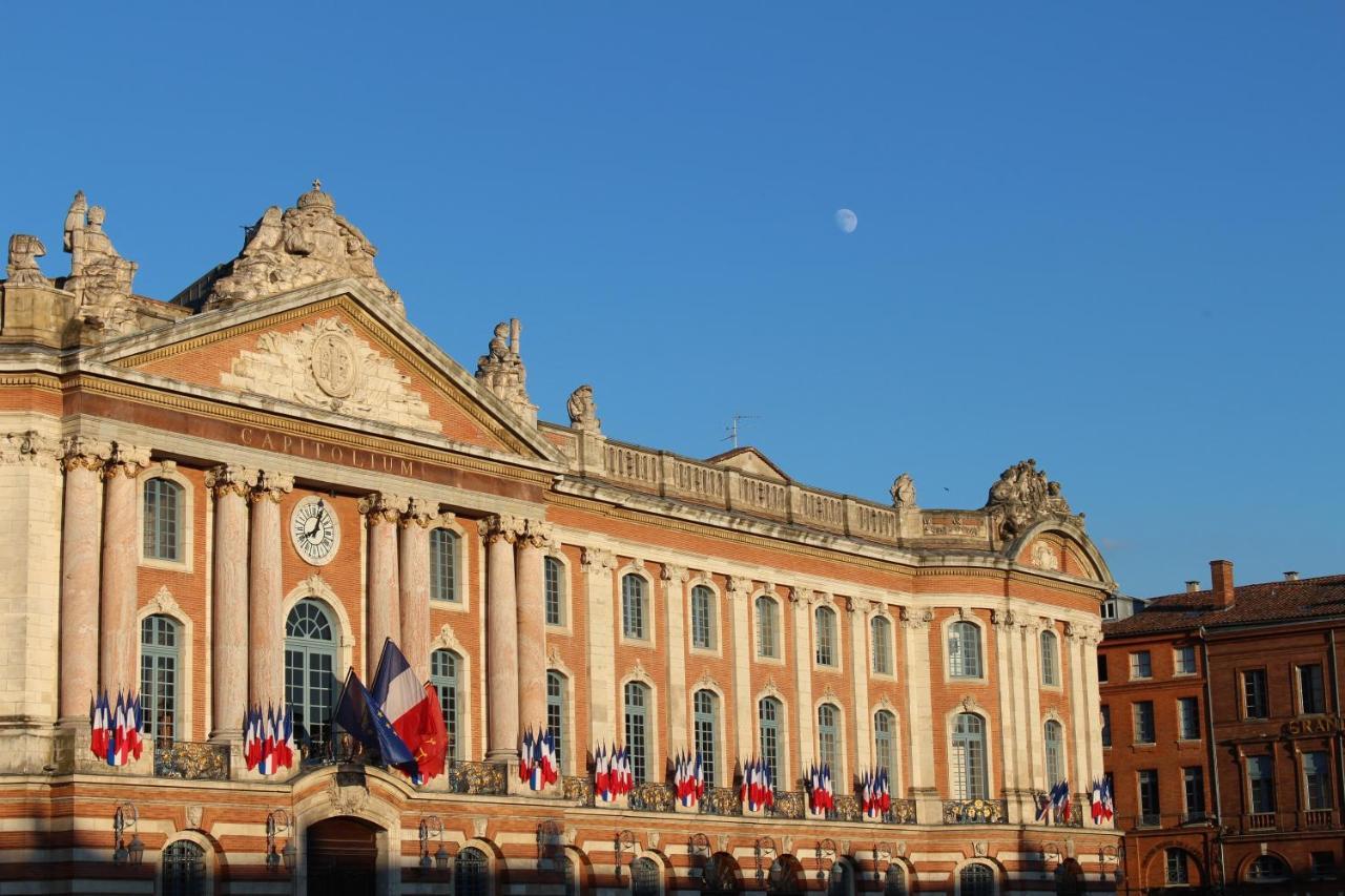 Blagnac : Appartement T2 Avec Jardin, Parking Et Climatisation Buitenkant foto